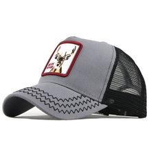 Load image into Gallery viewer, [FLB] Fashion Mesh Baseball Cap Unisex Lovely Animals Caps Women&amp;Men Snapback Cap Dad Hat Summer Bone Adjustable Gorras F339