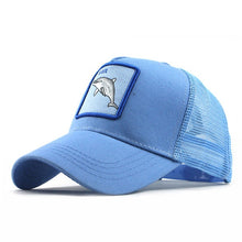 Load image into Gallery viewer, [FLB] Fashion Mesh Baseball Cap Unisex Lovely Animals Caps Women&amp;Men Snapback Cap Dad Hat Summer Bone Adjustable Gorras F339